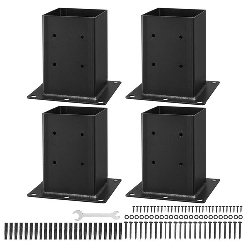 Pack 6x6 post base - base, brackets